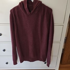 Prana Men's Maroon Turtleneck Sweater